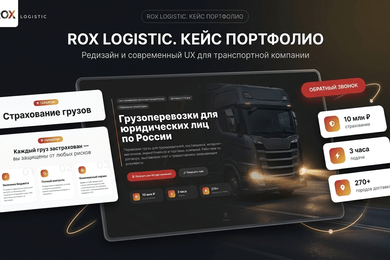 ROX LOGISTIC — сайт транспортной компании