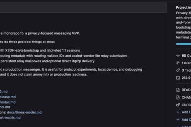 Технический прототип P2P-мессенджера с relay и store-and-forward доставкой сообщений