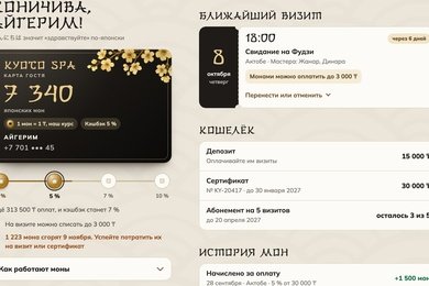 Магазины подарочных сертификатов с оплатой по СБП и личный кабинет гостя