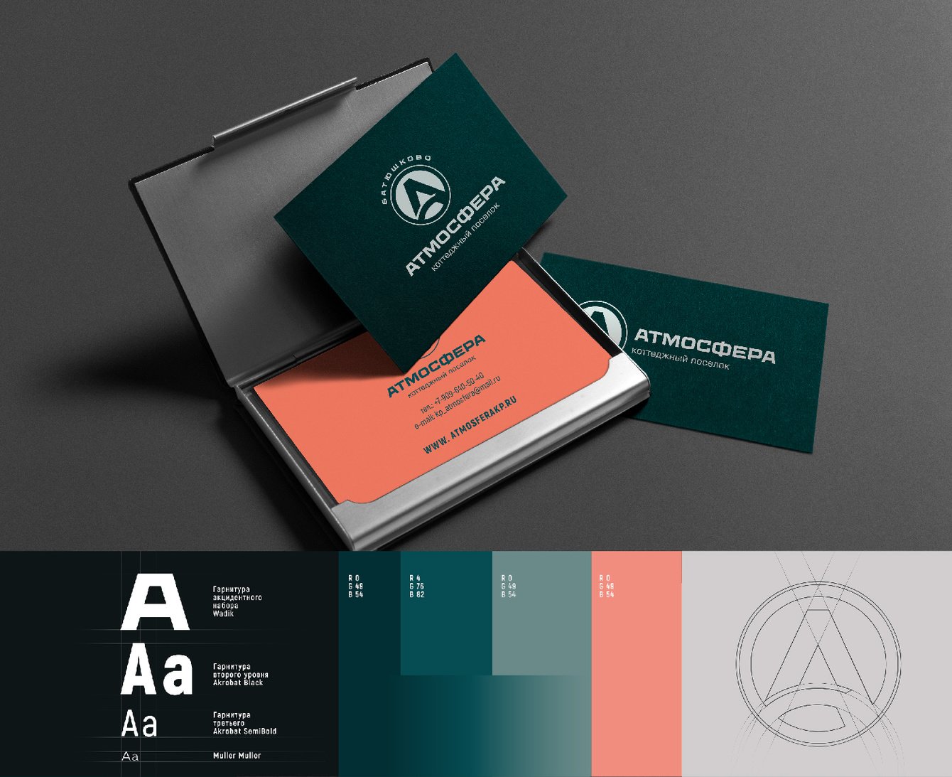 Упаковка бизнеса под ключ коттеджный поселок "Атмосфера"