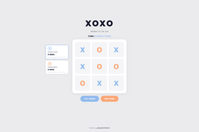Интерактивное веб-приложение «Крестики-нолики» (XOXO) с ИИ-ботом