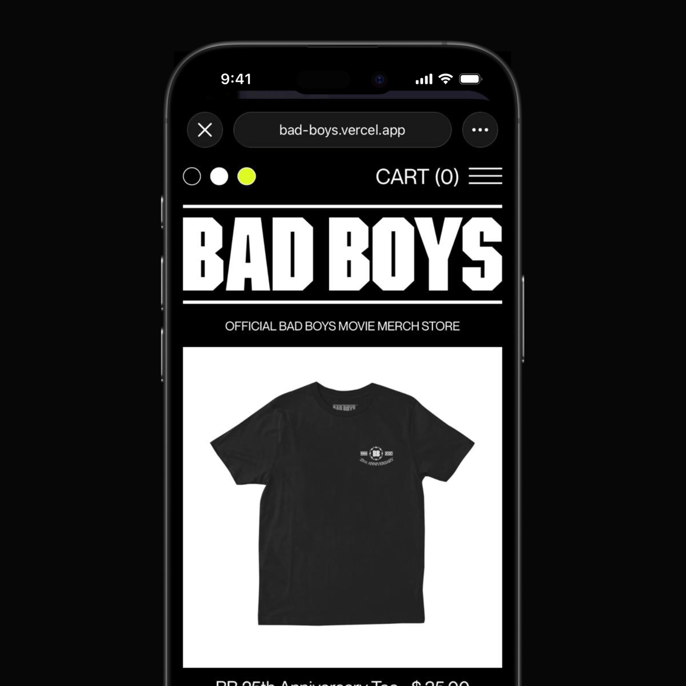 Официальный мерч по фильмам Bad Boys