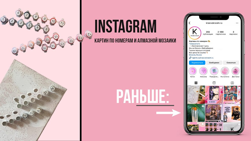 Рисуем и ведем Instagram картин по номерам