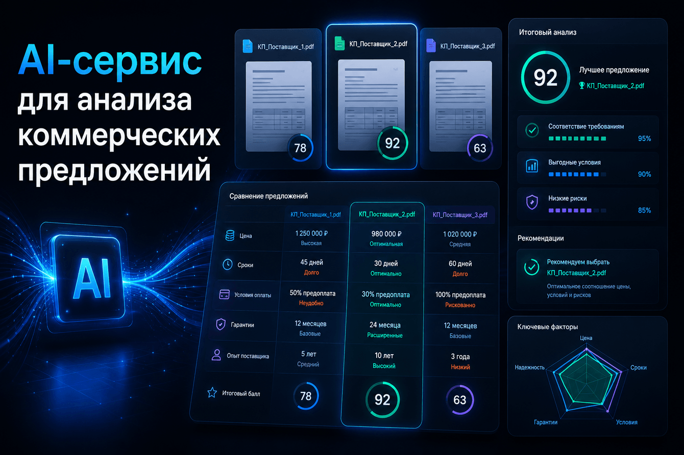 AI-сервис для анализа коммерческих предложений