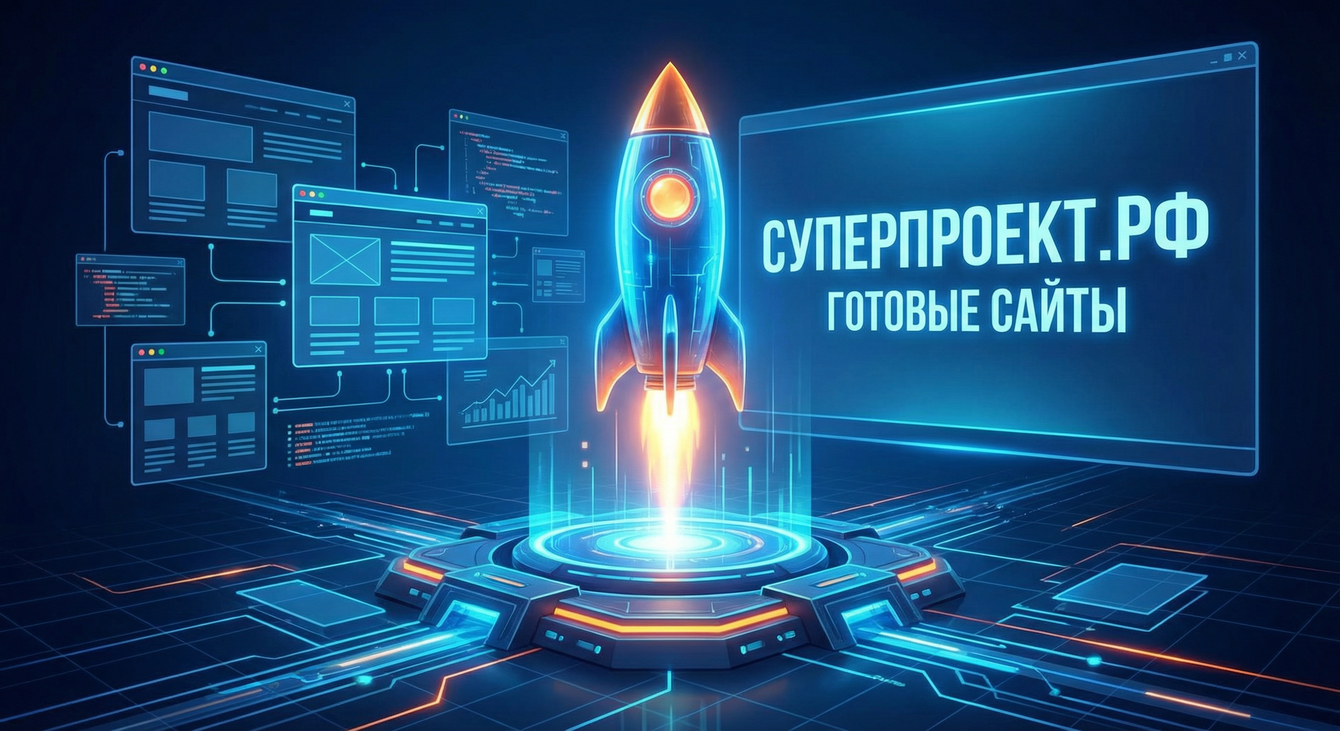 🔥Суперпроект.рф | Готовые сайты за 1 день