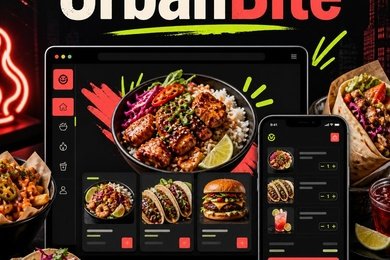 UrbanBite — сайт ресторана с доставкой и бронированием