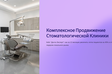 Комплексное Продвижение Стоматологической Клиники