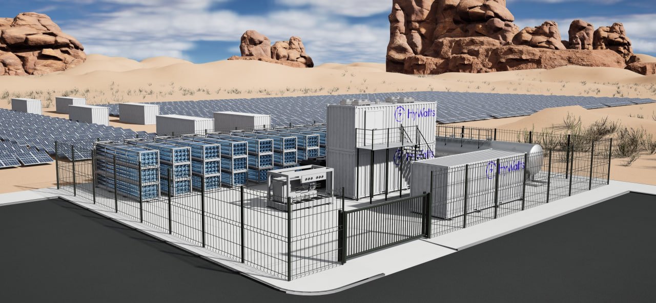 Визуализация электро-заправки (Ландшафт)