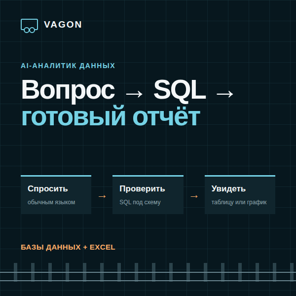 Vagon: AI-аналитик для баз данных и Excel