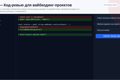 Vibers: human-in-the-loop ревью AI-сгенерированного кода