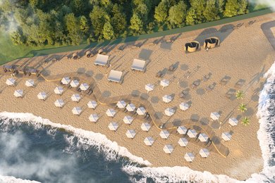 Ландшафтный проект набережной с МАФ