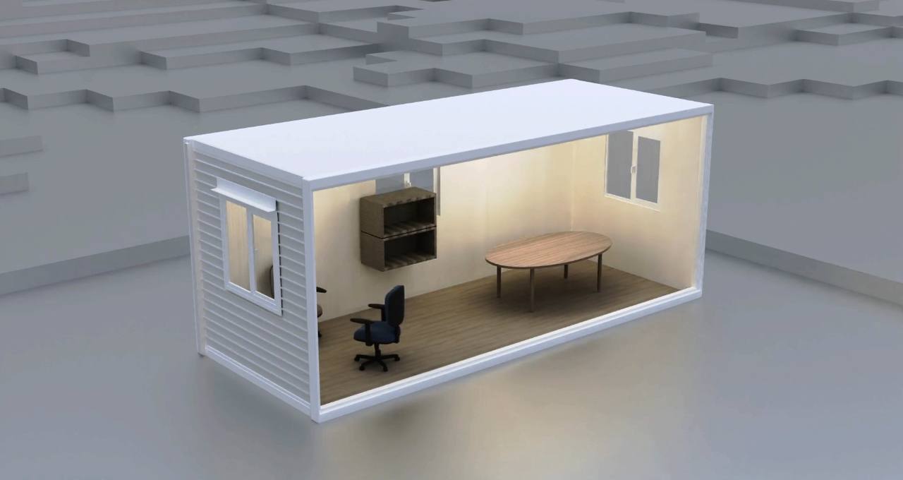 3D Визуализация проэкта по Контейнерам