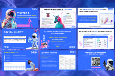Дизайн презентации для influencer marketing-платформы DRIM