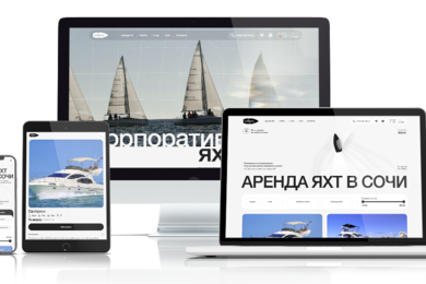 Разработка сайта аренды яхт в Сочи — Sailguru