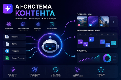 AI-система генерации контента, публикаций и консультаций