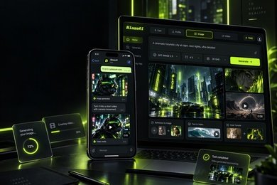Blaze AI — Telegram-бот и WebApp с генерацией изображений и видео