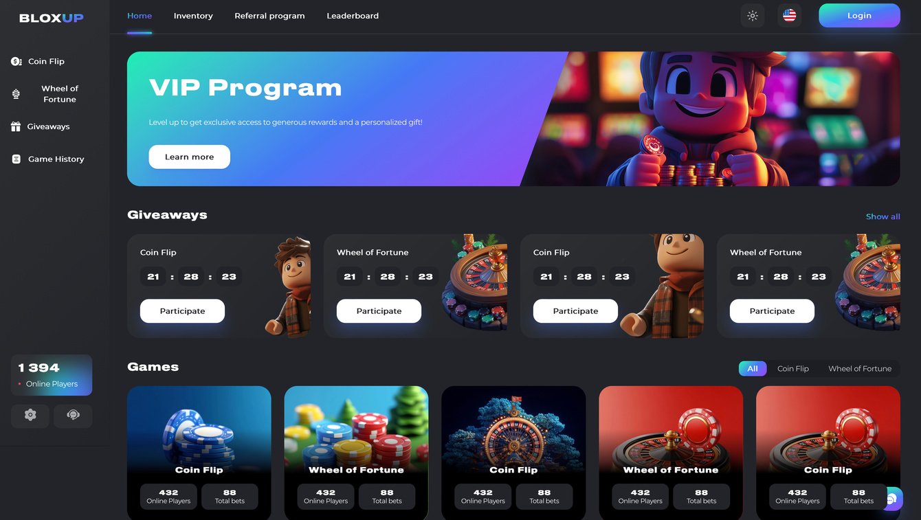 Разработка Roblox-платформы с реальными ставками и игровой экономикой