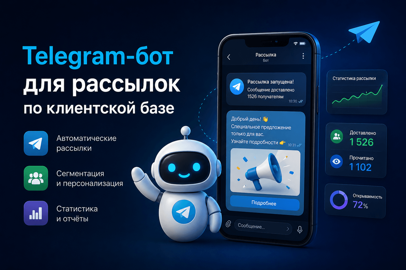 Telegram-бот для рассылок по клиентской базе