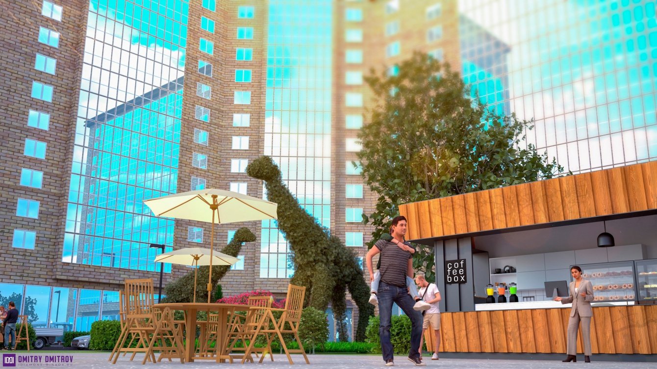 Кафе у Жилого комплекса