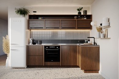 3D-визуализация кухни по DWG-проекту для мебельного производителя