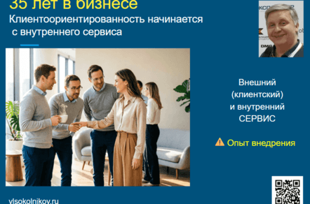 Сервис: как внутренняя культура становится основой клиентского сервиса