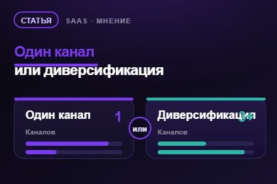 5 признаков, что онлайн-сервису пора уходить от одного канала привлечения