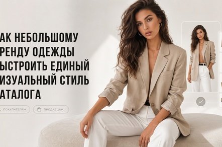 Как небольшому бренду одежды выстроить единый визуальный стиль каталога
