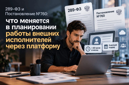289-ФЗ и Постановление №760: что меняется в планировании работы внешних исполнителей через платформу