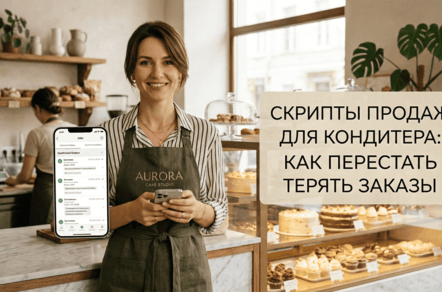 Скрипты продаж для кондитера: как получать больше заказов на торты