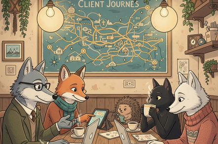 Карта контентных касаний B2B - клиента перед приобретением товара