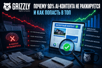 Почему 90% AI-контента не ранжируется и как попасть в топ