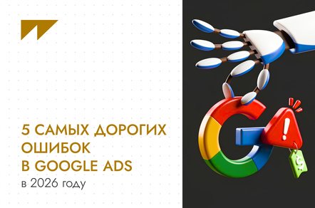 5 самых дорогих ошибок в Google Ads в 2026 году
