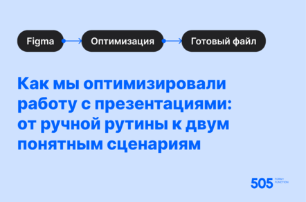 Как мы оптимизировали работу с презентациями: от ручной рутины к двум понятным сценариям