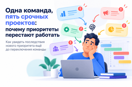 Одна команда, пять срочных проектов: почему приоритеты перестают работать