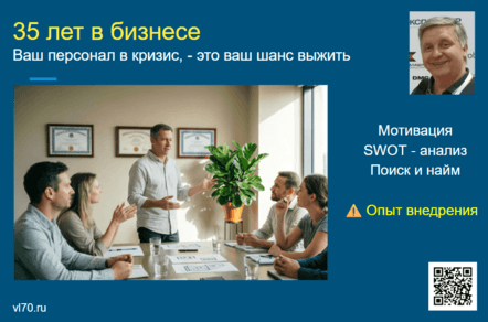 Персонал в кризис: личный опыт, как владельца бизнеса