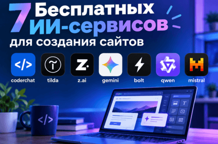 7 Бесплатных ИИ-сервисов для создания сайтов