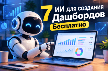 7 ИИ для создания Дашбордов - Бесплатно