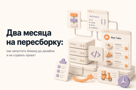 Два месяца на пересборку: как запустить бэкенд до дизайна и не сорвать проект