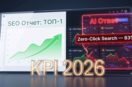 Что делать, если органический трафик падает. Пересчет KPI и оценка AI-видимости бренда 