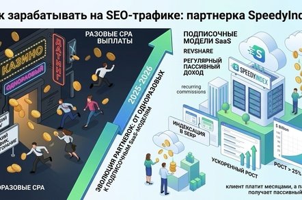 Как зарабатывать на SEO-трафике: партнерка SpeedyIndex