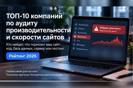 Как выбрать подрядчика для аудита производительности сайта: ТОП-10 компаний России 2026