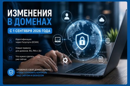 Что изменится с доменами .RU, .РФ и .SU с 1 сентября 2026 года: что проверить владельцу сайта