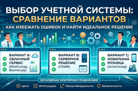 Как выбрать учетную систему. Сравниваем 4 популярных учетных системы
