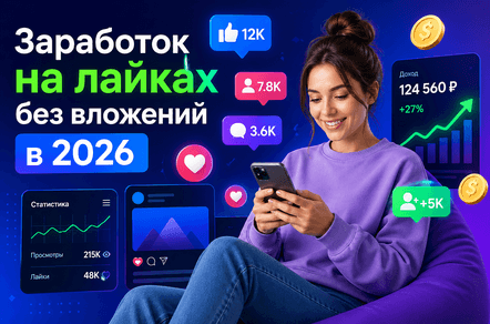 Заработок на лайках в интернете без вложений гайд по заработку в соцсетях в 2026 году