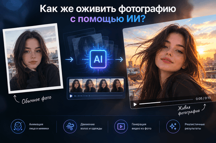 Как  же оживить фотографию с помощью ИИ