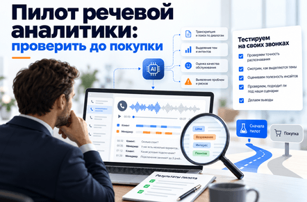 Как провести пилот речевой аналитики и не купить красивый бесполезный дашборд