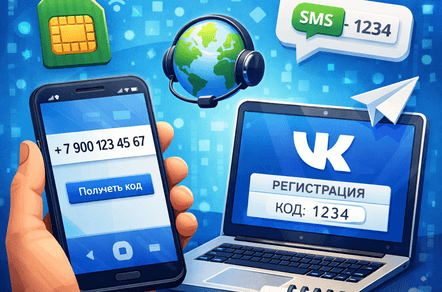 Где купить виртуальный номер для регистрации ВКонтакте (2026) — обзор лучших сервисов