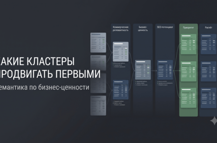 Какие кластеры продвигать первыми. Оценка семантики по бизнес-ценности