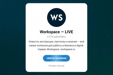 Как мы ведем канал Workspace в телеграме