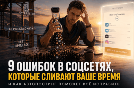 9 ошибок при ведении соцсетей: как перестать сливать время